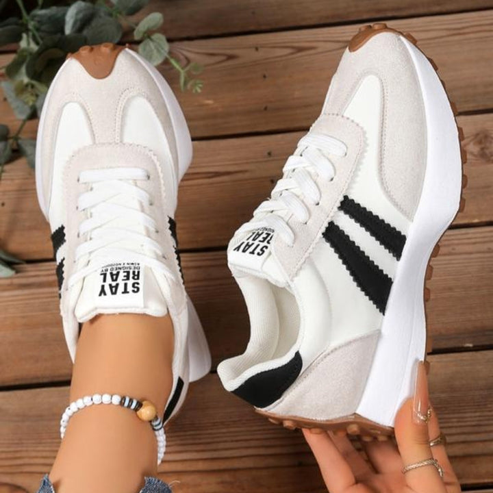 Reeve | Women's Retro Platform Sneakers Lace Up Chunky Sole