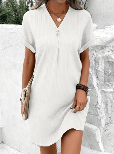 Brenda™ | V-Neck Spring Dress