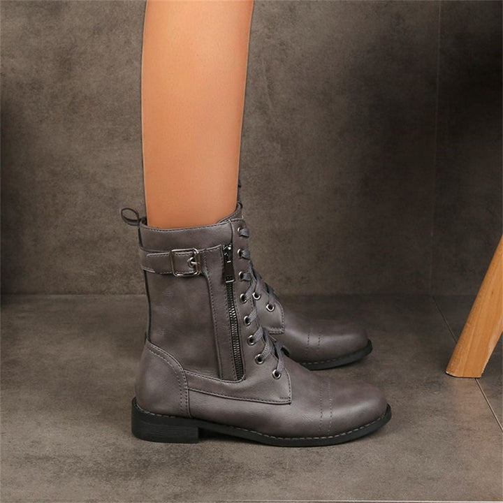 Dana™ | Toe Side Zipper Orthopedic Boots