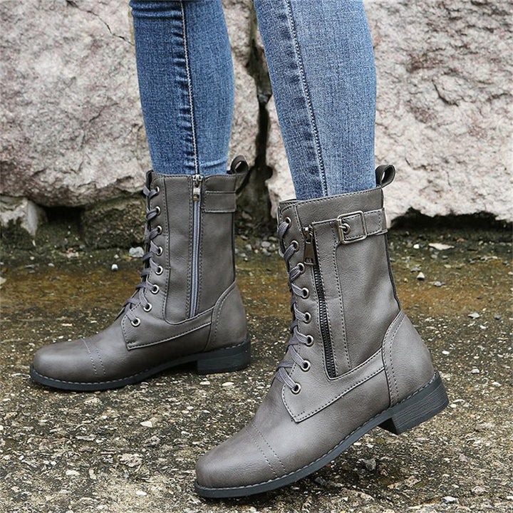 Dana™ | Toe Side Zipper Orthopedic Boots