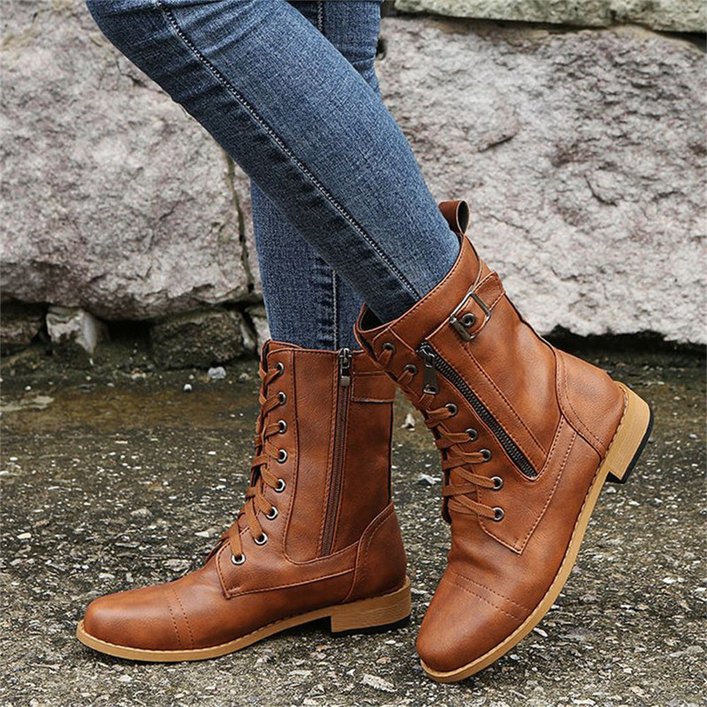Dana™ | Toe Side Zipper Orthopedic Boots