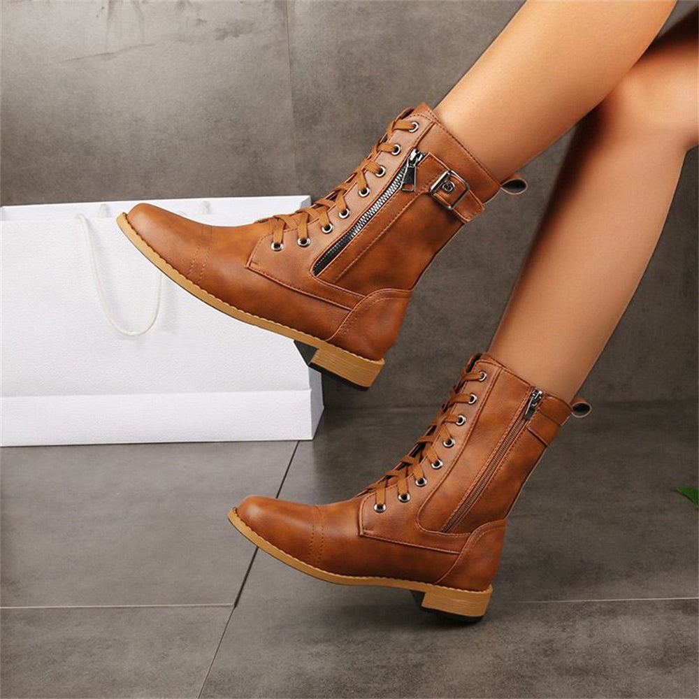 Dana™ | Toe Side Zipper Orthopedic Boots