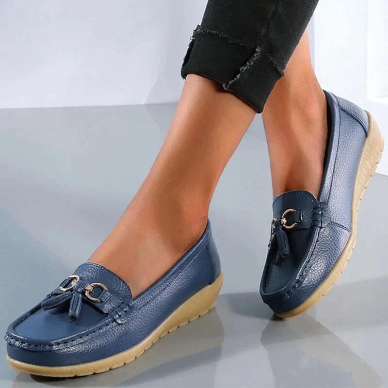 Talia | Women's Tassel Loafers Slip On Flat Casual Shoes