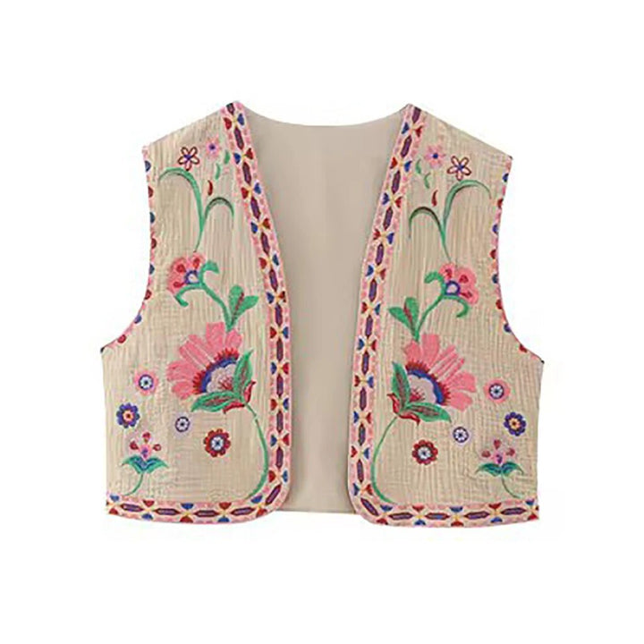 Vivienne™ | Vintage Embroidered Boho Vest