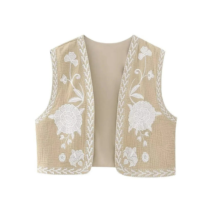 Vivienne™ | Vintage Embroidered Boho Vest