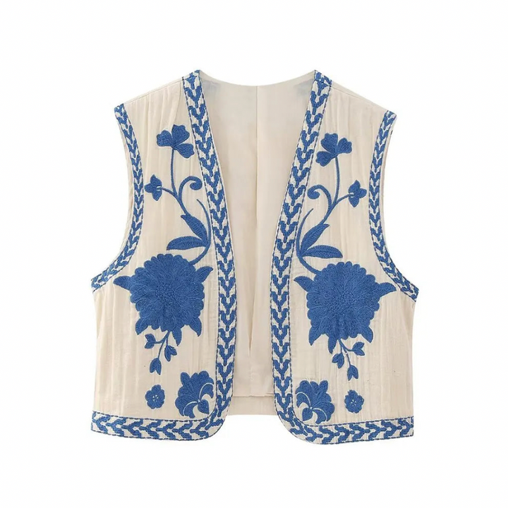 Vivienne™ | Vintage Embroidered Boho Vest