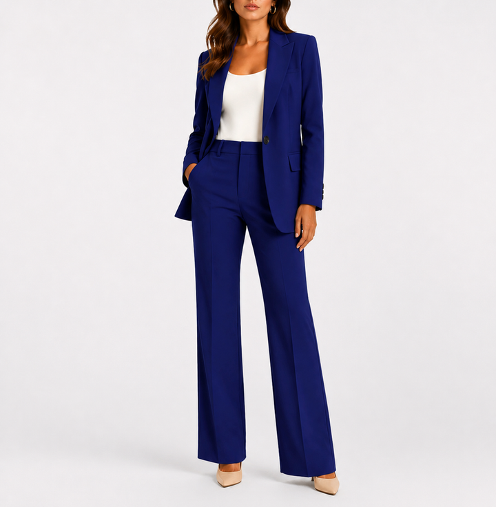 Artemisia | Women's Blazer and Straight-Leg Pants Set