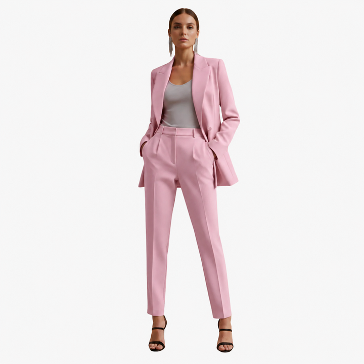 Tabitha | Women's Double Breasted Blazer Suit Set