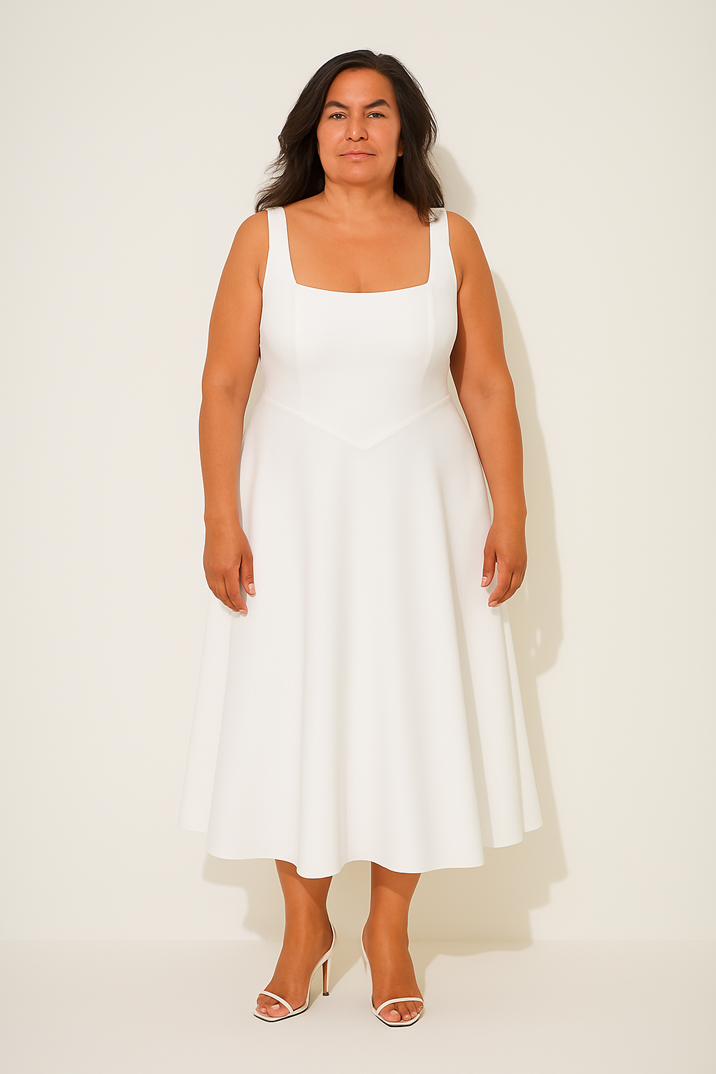 Angela™ | Timeless Flowy Midi Dress