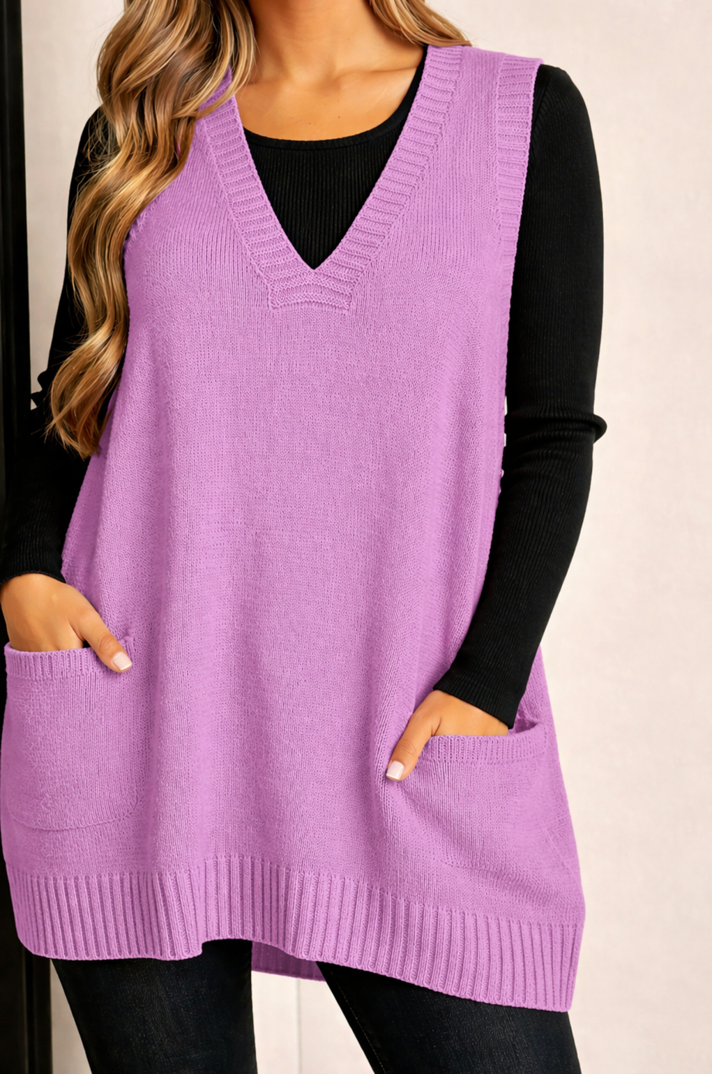 Aria™ | Casual V-Neck Vest