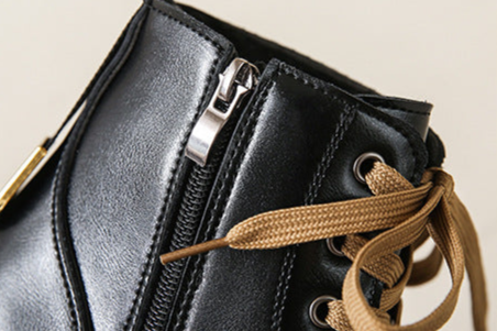 Fia™ | Fleece Lined Combat Boots