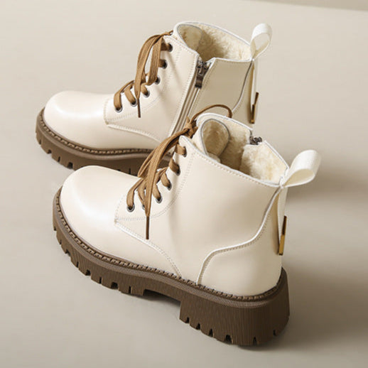 Fia™ | Fleece Lined Combat Boots