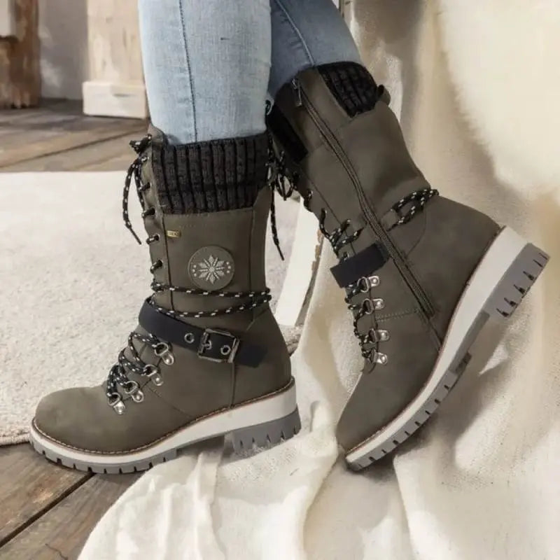 Sora™ | High Heel Winter Boots for Women – Stylish & Warm for Cold Weather