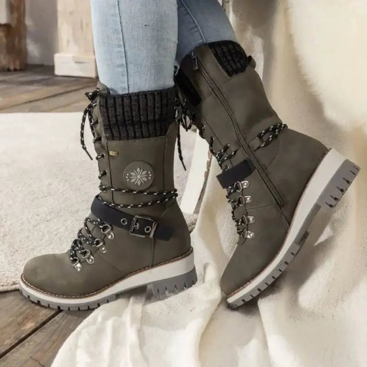 Sora™ | High Heel Winter Boots for Women – Stylish & Warm for Cold Weather