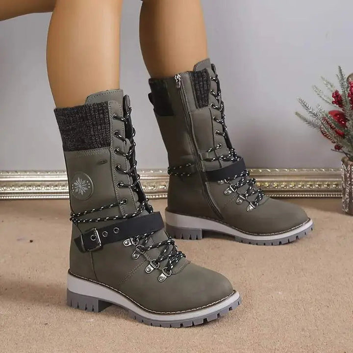 Sora™ | High Heel Winter Boots for Women – Stylish & Warm for Cold Weather