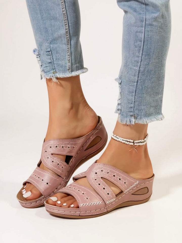 Margaux | Women's Cushioned Slip-On Sandals
