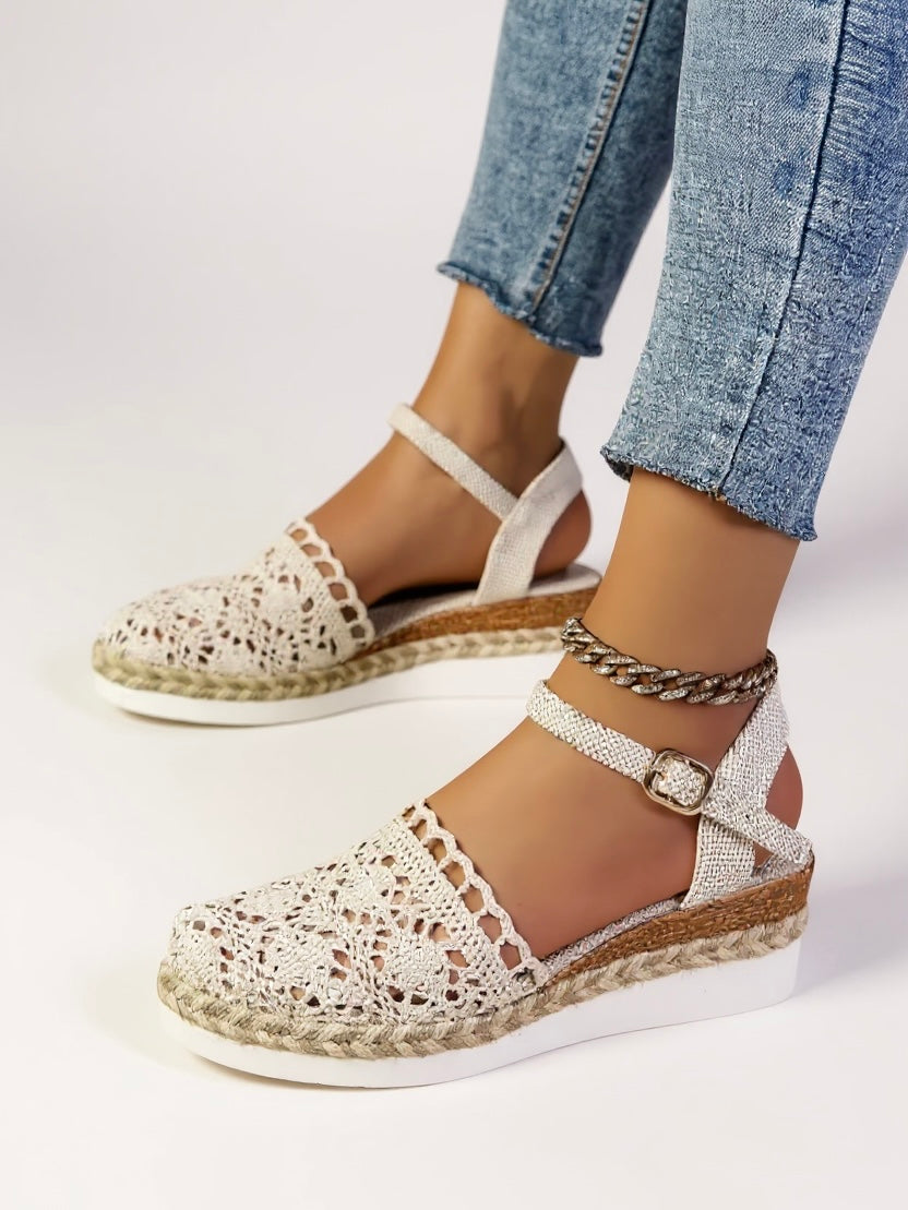 Darby | Women's Boho Woven Platform Sandals