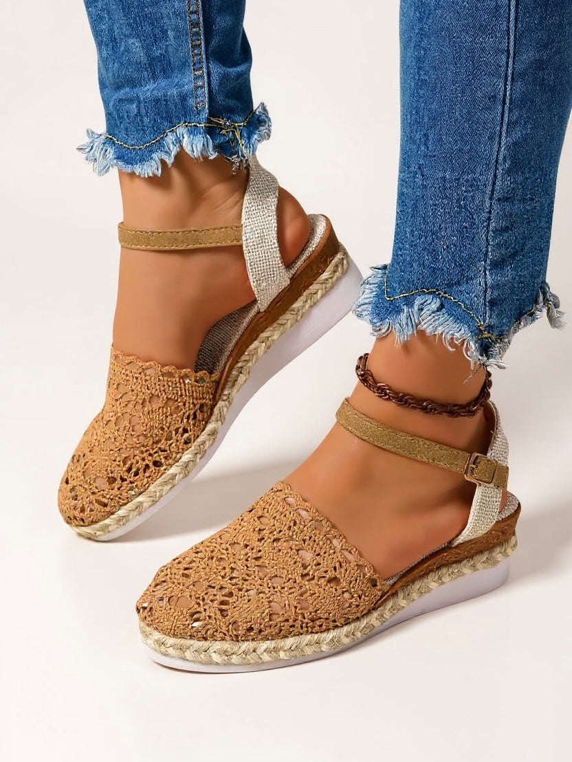 Darby | Women's Boho Woven Platform Sandals