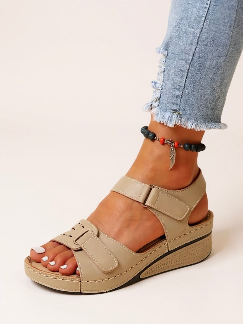 Maren | Women's Cushioned Adjustable Wedge Sandals