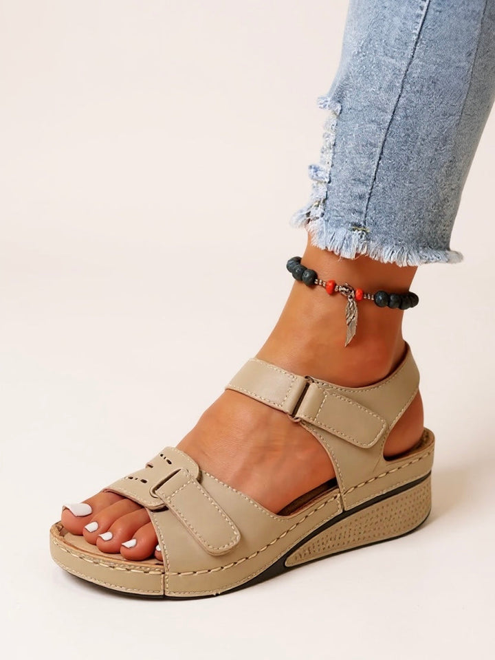 Maren | Women's Cushioned Adjustable Wedge Sandals