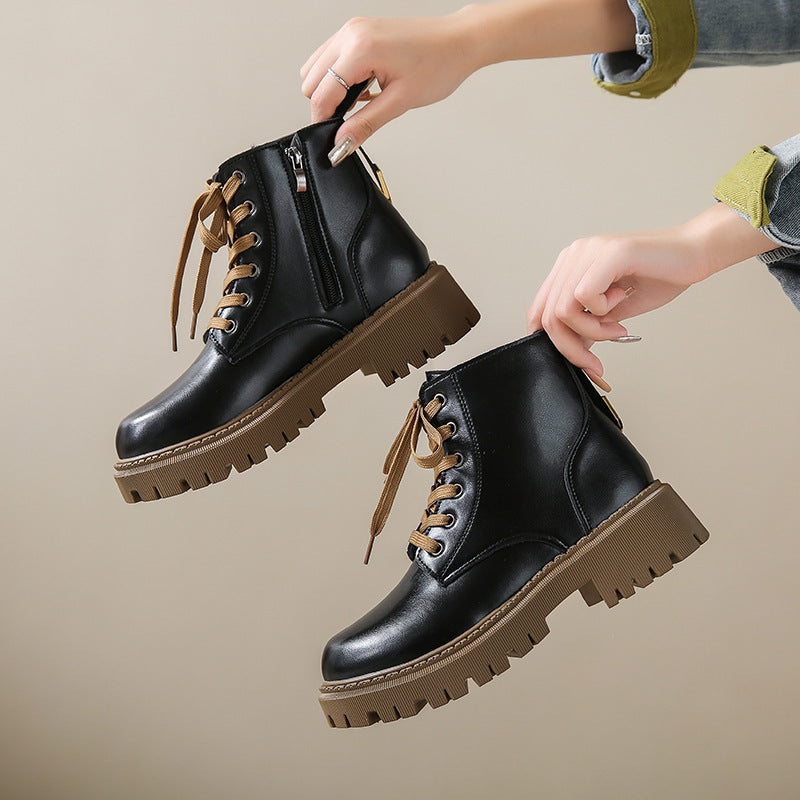 Fia™ | Fleece Lined Combat Boots