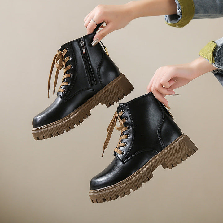 Fia™ | Fleece Lined Combat Boots