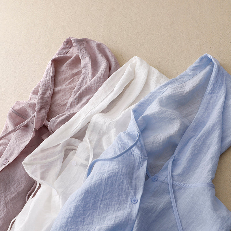 Victoria™ | Lightweight Hoodie with Buttons