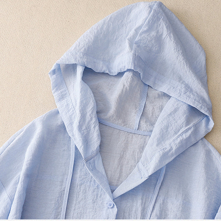 Victoria™ | Lightweight Hoodie with Buttons