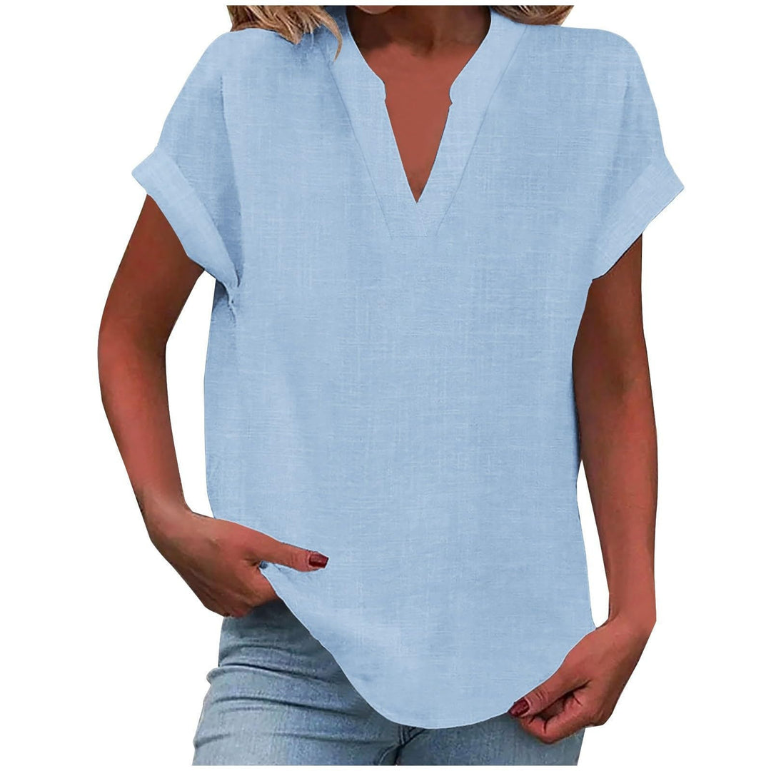 Lexi™ | Relaxed V-Neck Blouse
