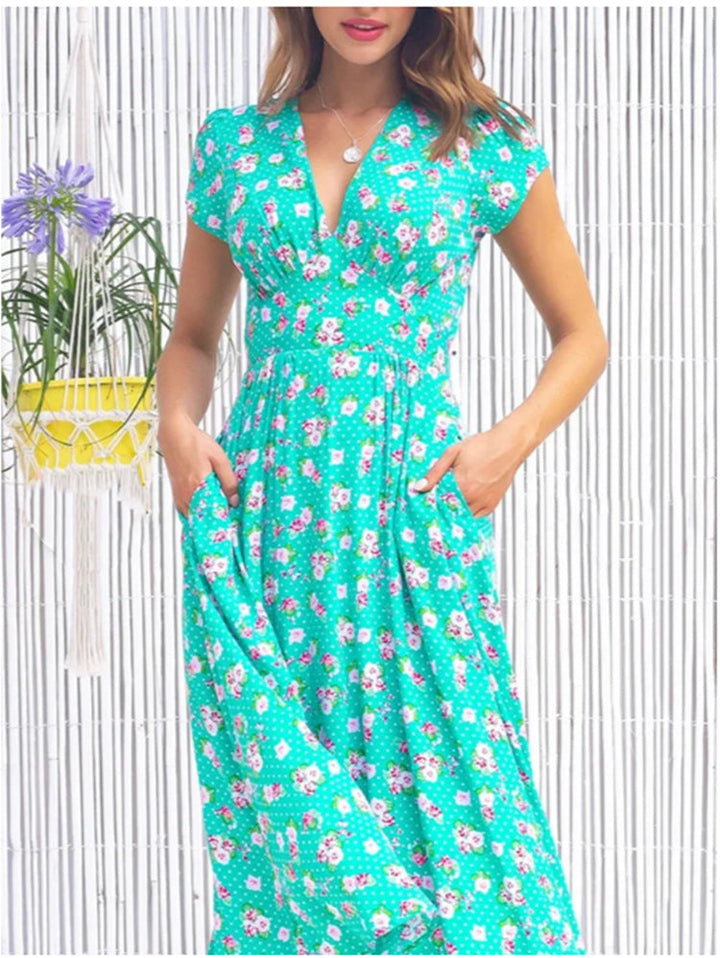 Veronica™ | Button-Front Midi Dress