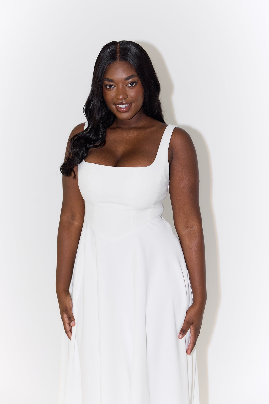Angela™ | Timeless Flowy Midi Dress