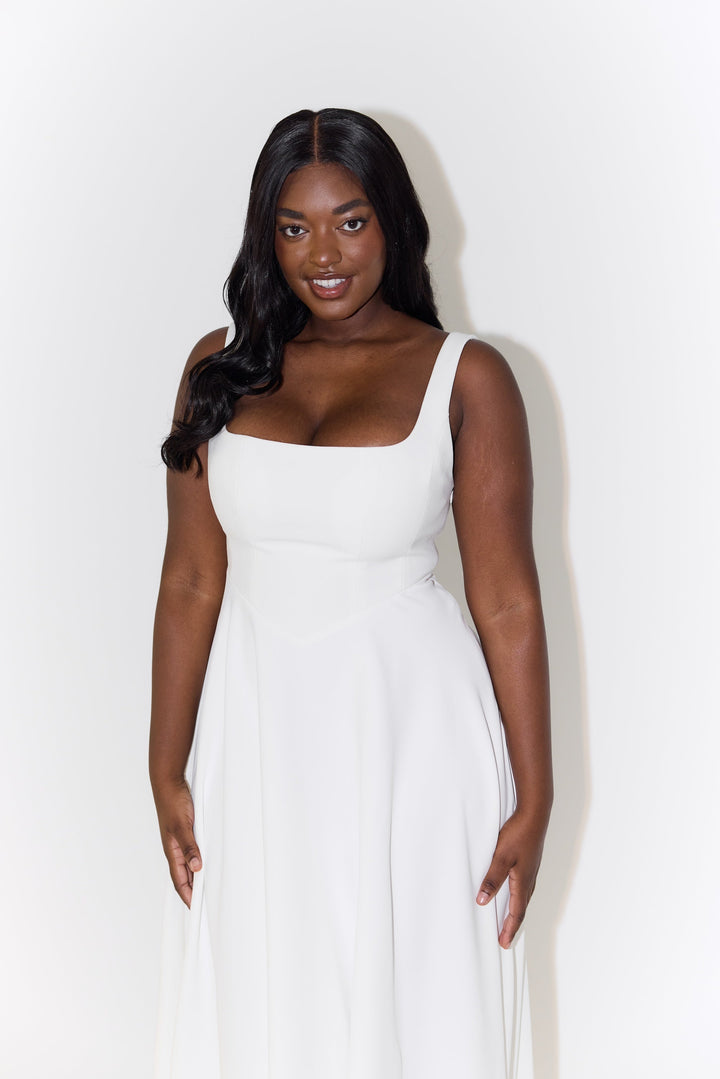 Angela™ | Timeless Flowy Midi Dress
