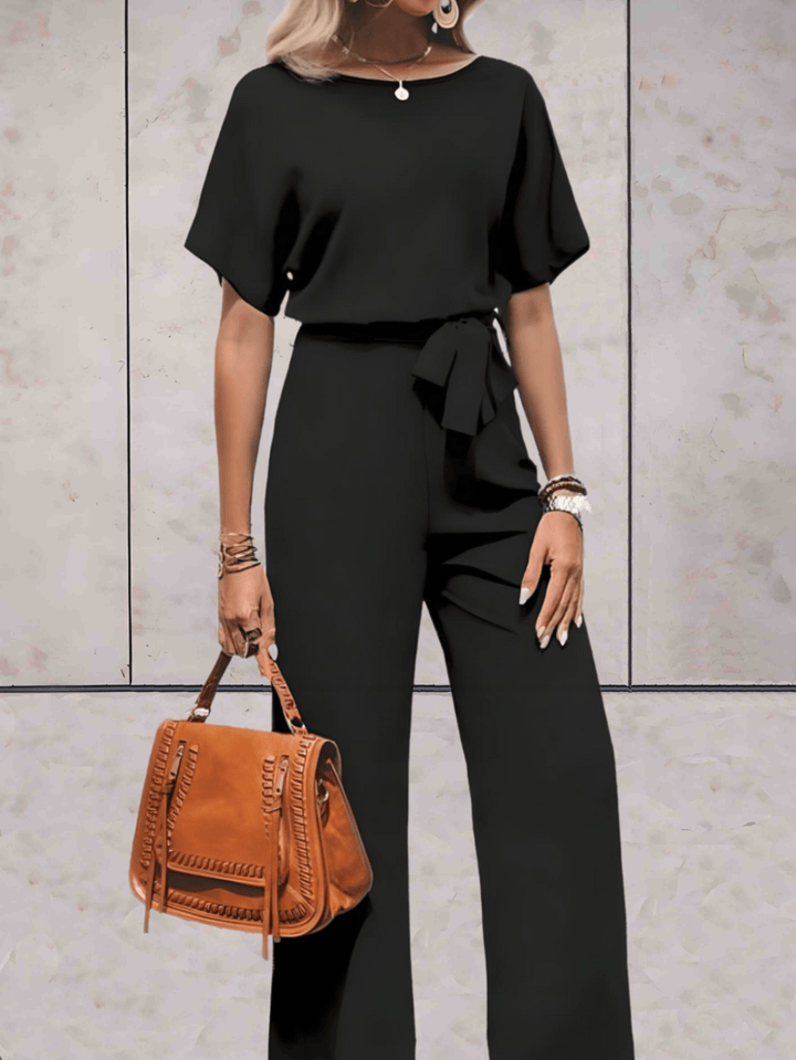 Cali | Women's Two Piece Set Short Sleeve Top Wide Leg Pants