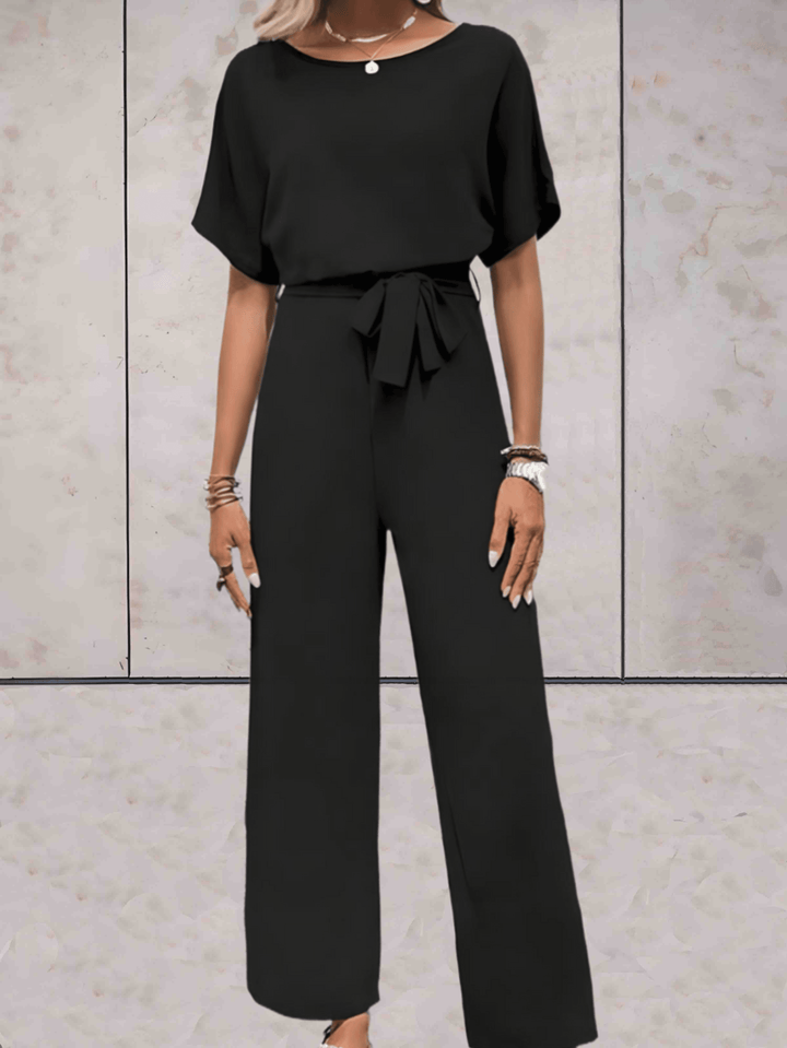 Cali | Women's Two Piece Set Short Sleeve Top Wide Leg Pants