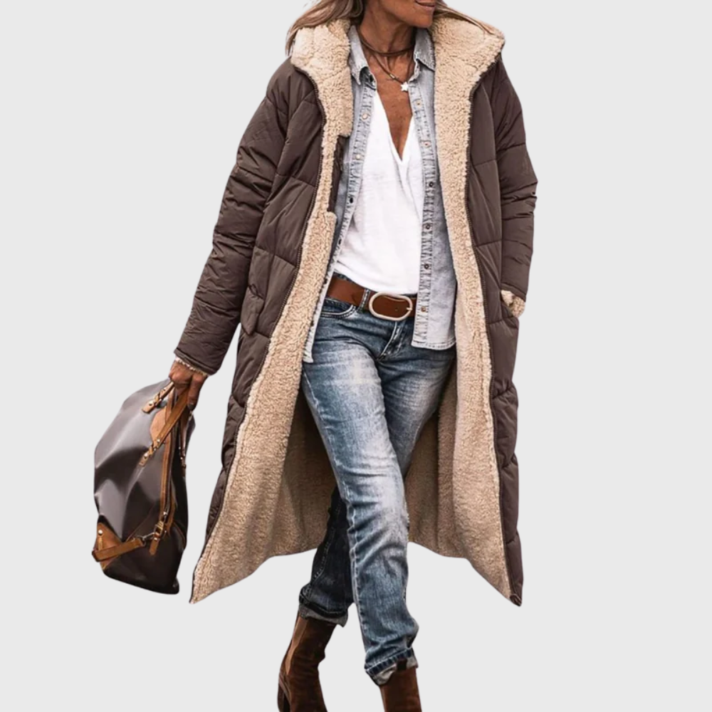 Farah™ | Reversible Wool-Lined Puffer Coat