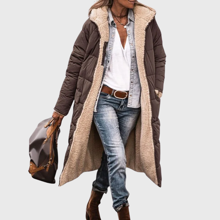Farah™ | Reversible Wool-Lined Puffer Coat