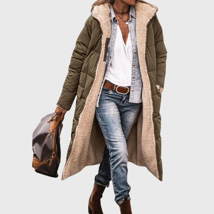 Farah™ | Reversible Wool-Lined Puffer Coat