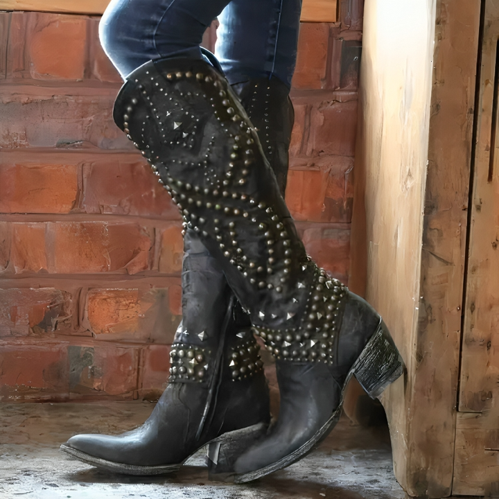 Axela™ | Western Knee-High Boots