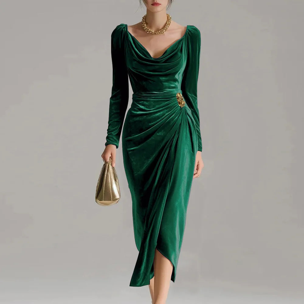 Salma™ | Elegant Midi Dress