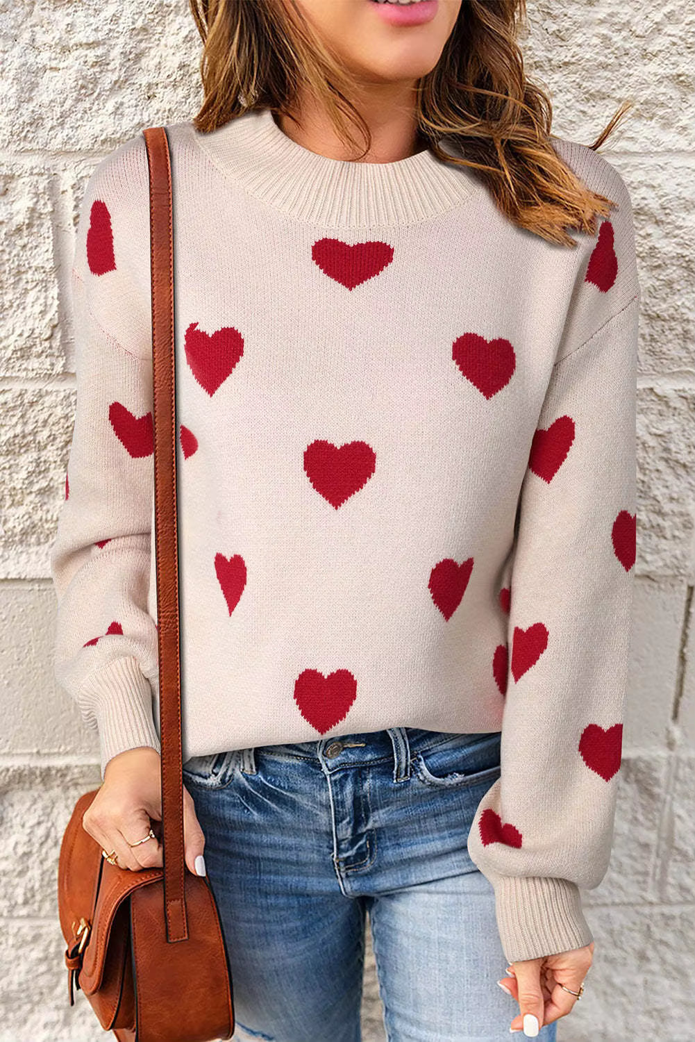 Katherine™ | Elegant Hearts Sweater