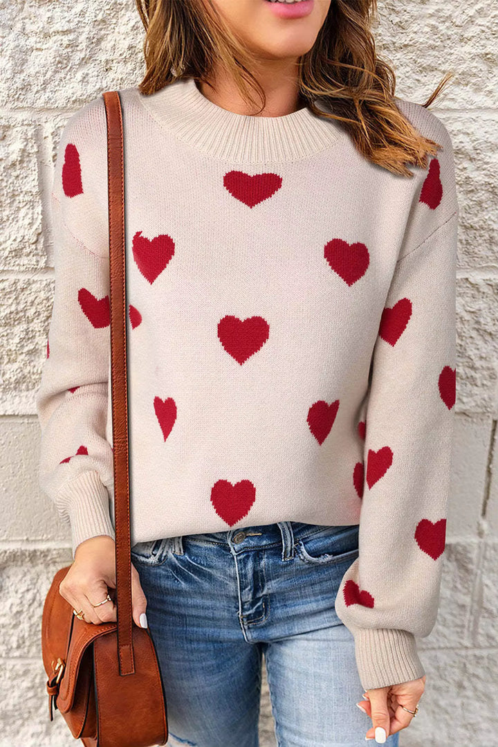 Katherine™ | Elegant Hearts Sweater