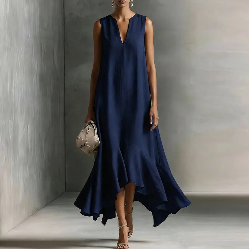 Andrea V Neck Flowy Sundress