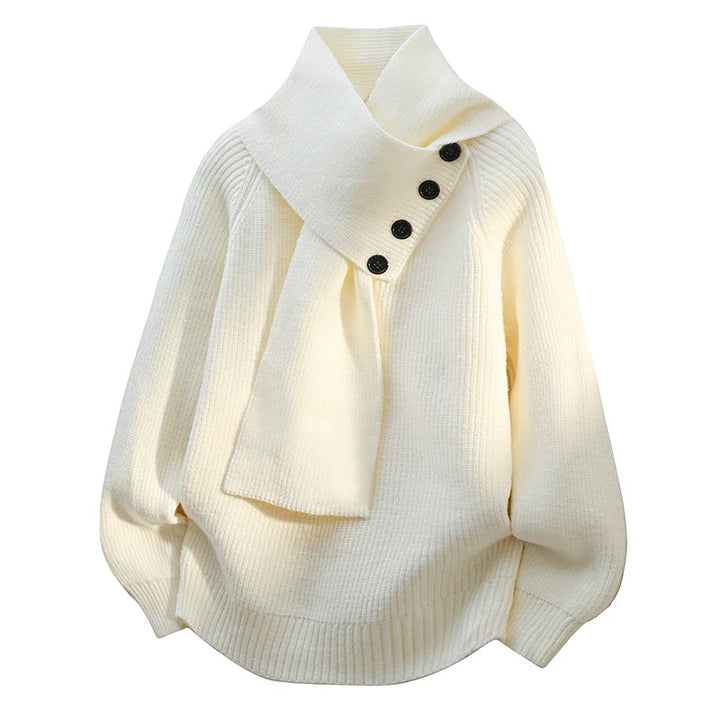Imogen™ | Cozy Scarf-Neck Sweater