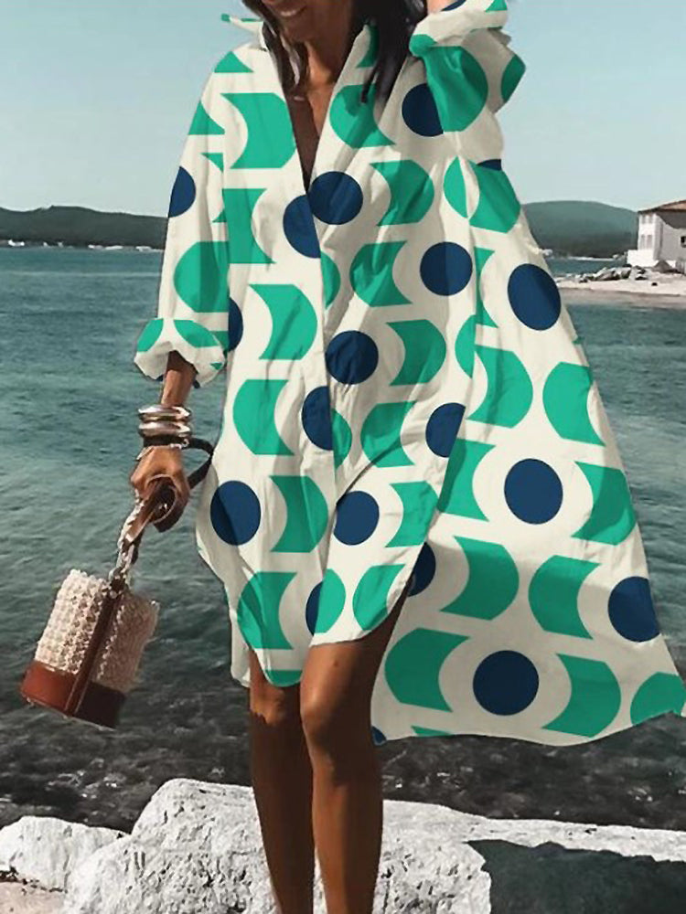 Mary™ | Summer Midi Shirt Dress