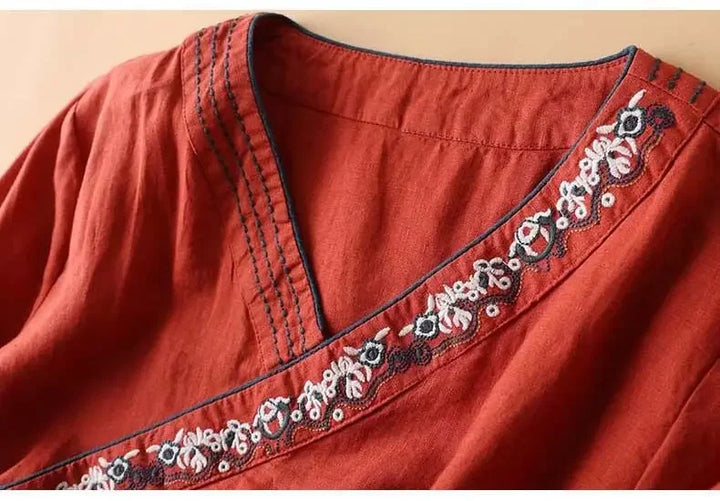 Lotus™ | Relaxed Embroidered Breeze Blouse