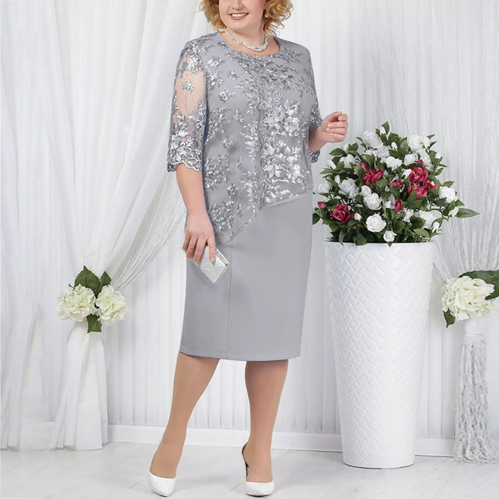 Frances™ | Short Sleeve Midi Dress