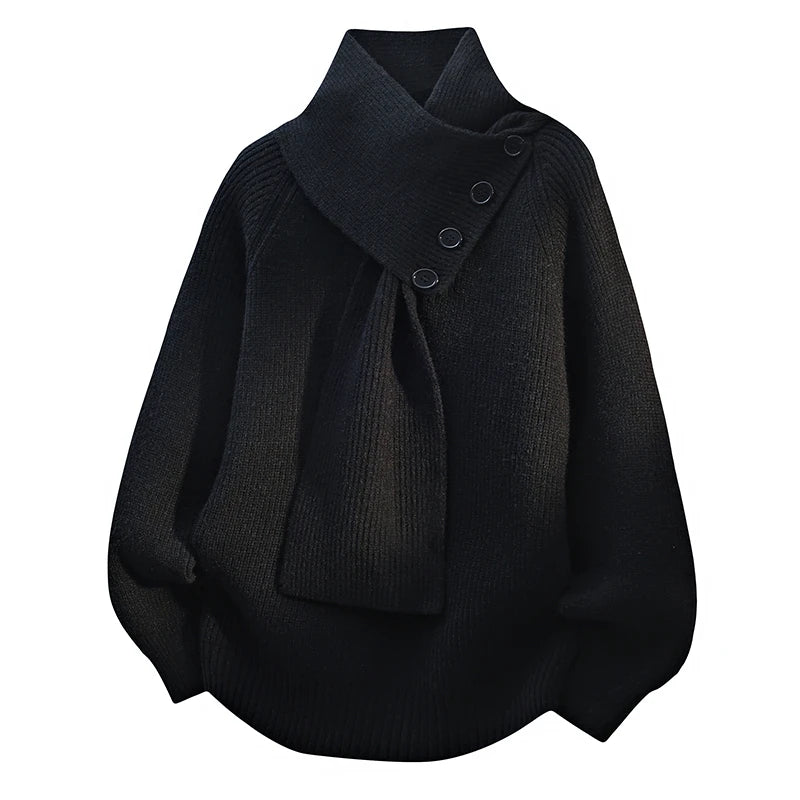 Imogen™ | Cozy Scarf-Neck Sweater