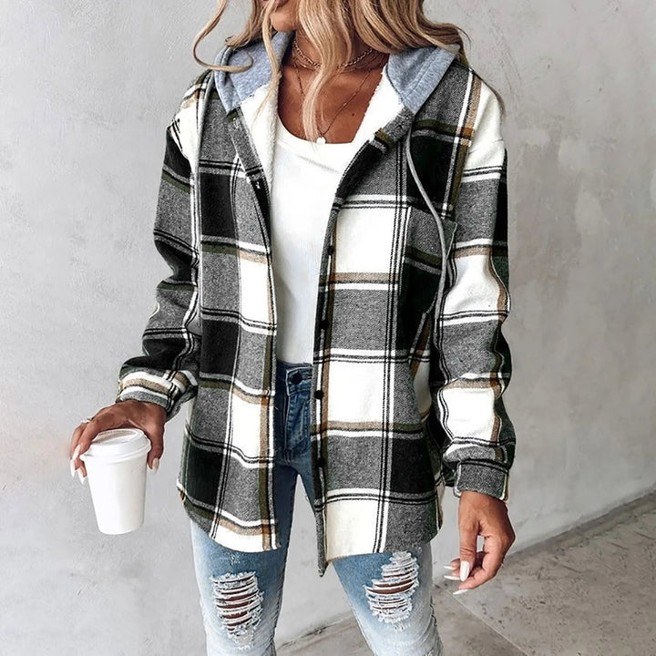 Carmen™ | Checkered Lined Cardigan Women