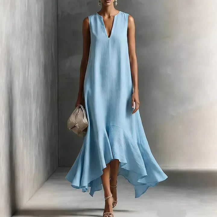 Andrea V Neck Flowy Sundress