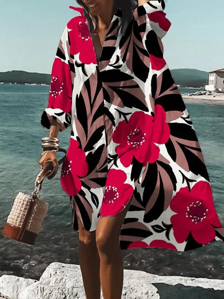 Mary™ | Summer Midi Shirt Dress